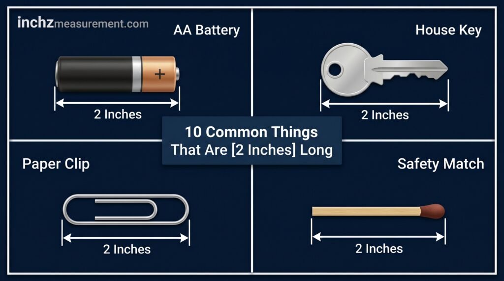 How long is 2 inches